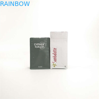 Double Ziplock Mylar กระเป๋าเป้าเสื้อกางเกงถุงพลาสติกย่อยสลายได้พร้อมวาล์ว