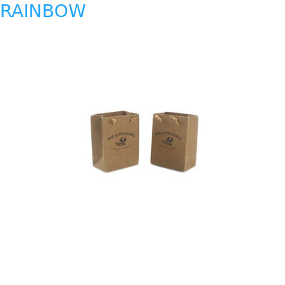 Doypack Stand Up Pouch ถุงกระดาษคราฟท์ทำมือเล็กรีไซเคิลด้วยหูหิ้ว