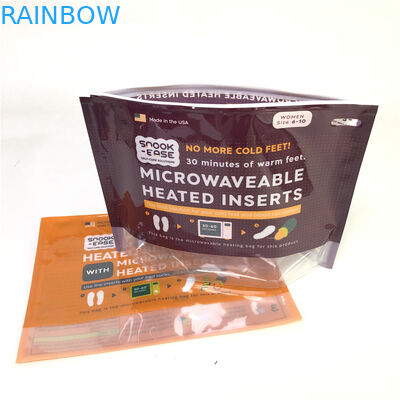 Stand Up Zipper ไมโครเวฟถุงพิมพ์แบบกำหนดเองย่อยสลายได้ความหนา 120-180 Mic