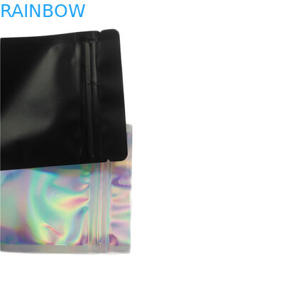 เคลือบผิวพลาสติกถุงบรรจุภัณฑ์อลูมิเนียมฟอยล์ถุงซิปขนาดเล็กสำหรับอาหาร