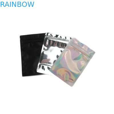 กลิ่นพิสูจน์อาหารเกรดถุงบรรจุภัณฑ์สามด้านซีลกระเป๋าเคลือบด้วยซิป