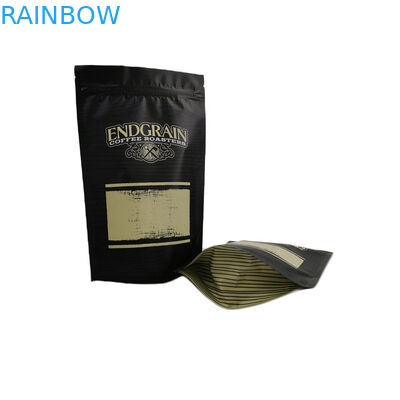 Snack Cookies Coffee Tea Packing Bag MOPP VMPET PE Matt Finish Black Moisture Proof