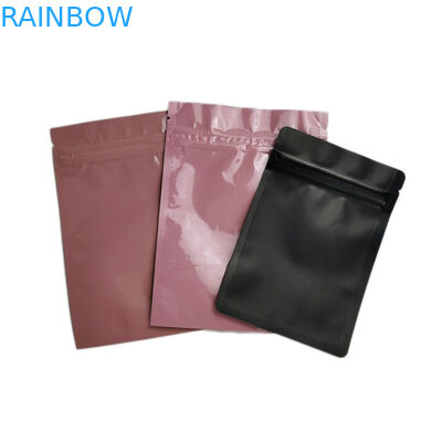 ซองขนาดเล็กที่กำหนดเองพิมพ์ถุงพลาสติกบรรจุฟอยล์ความร้อนปิดผนึกตัวอย่างด้านบนปิดผนึกได้