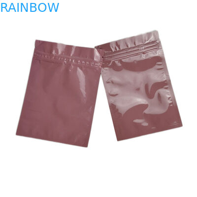 ถุงพลาสติก Reclosable บรรจุภัณฑ์ลิปกลอขนาดเล็กถุง Ziplock พิมพ์แบบกำหนดเองสำหรับเครื่องสำอาง