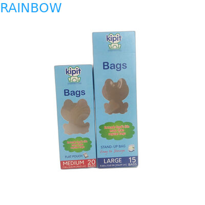 กล่องบรรจุภัณฑ์กระดาษแข็งสี่เหลี่ยมผืนผ้ารีไซเคิลได้สีสันสวยงามพิมพ์เก็บอาหารสด