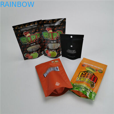 Matte Clear ยืนขึ้นบรรจุภัณฑ์กระเป๋า, หลักฐานซิปเด็กทนกระเป๋าด้านบน