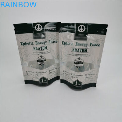 ถุงพลาสติกเป็นมิตรกับสิ่งแวดล้อมบรรจุภัณฑ์กลิ่นซิปล็อค CBD น้ำมันกัญชาถุงกัญชา