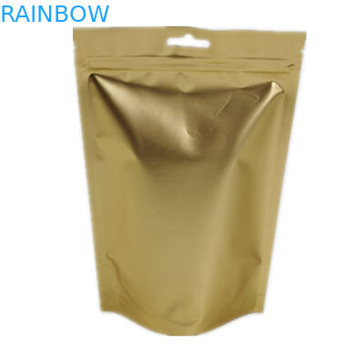 ผนึกพลาสติกลุกขึ้นยืนกระเป๋ากาแฟบรรจุถุงทองอลูมิเนียมฟอยล์
