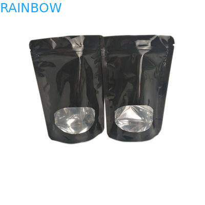 ฟอยล์หน้าใสมีเส้นตรงพิมพ์กราเวียร์ยืนถุงซิปกระเป๋า