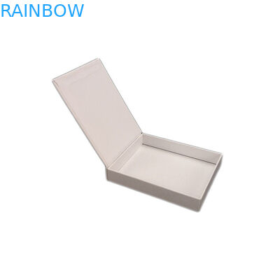 กล่องของขวัญบรรจุภัณฑ์เครื่องประดับฝาแม่เหล็กเคลือบโลหะ