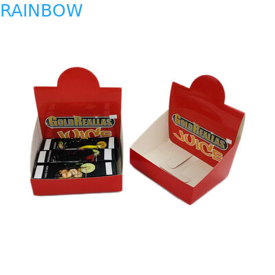 เคาน์เตอร์แสดงบรรจุภัณฑ์ขวดขวดกล่องกระดาษ ISO นำมาใช้ใหม่