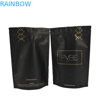 ถุงฟอยล์ลามิเนตเคลือบสีดำกาแฟบรรจุภัณฑ์