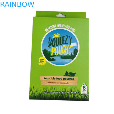 ขายปลีกบรรจุภัณฑ์กล่องกระดาษแข็งที่ทำจากกระดาษรีไซเคิล