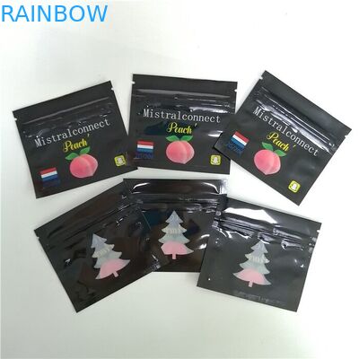 กราเวียร์พิมพ์ถุงแบน Ziplock หลักฐานเด็ก 3.5g