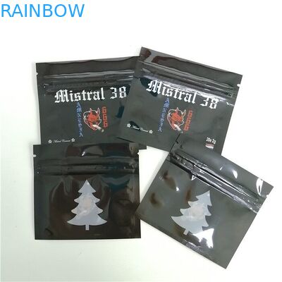 กราเวียร์พิมพ์ถุงแบน Ziplock หลักฐานเด็ก 3.5g