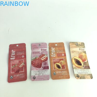 กราเวียร์พิมพ์ถุงแบน Ziplock หลักฐานเด็ก 3.5g