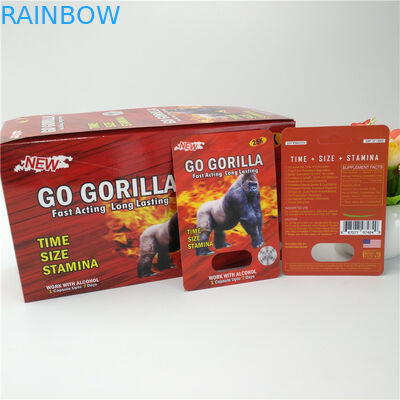 บรรจุภัณฑ์พุพองตุ่มบัตร 12 มม. Cap ชายแรด