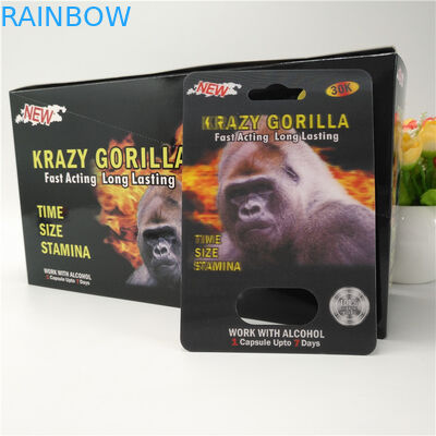 บรรจุภัณฑ์พุพองตุ่มบัตร 12 มม. Cap ชายแรด