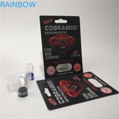 กล่องการ์ดพุพองพลาสติก PP / ผิวมัน / ผิวมัน