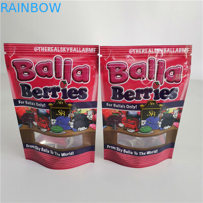 CBD Weed Stand Up Gravure Printing ถุงพลาสติกบรรจุภัณฑ์