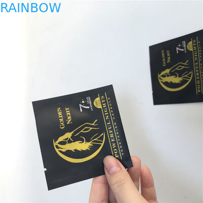 Mylar สมุนไพร Gummy ฟอยล์บรรจุถุงพลาสติกเรียงราย