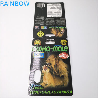 CMYK สีที่กำหนดเองพลาสติกยากระดาษบรรจุภัณฑ์บัตร