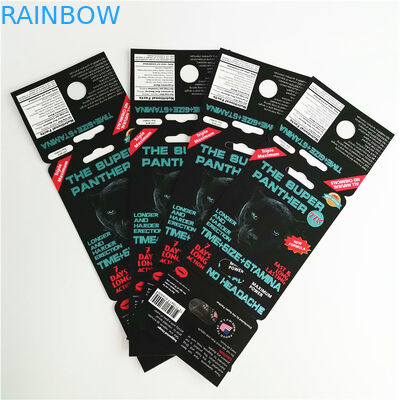 แรด 69 ชายเสริมทางเพศยาบรรจุภัณฑ์ 3d การ์ด capsul ตุ่มสำหรับการแสดงผล