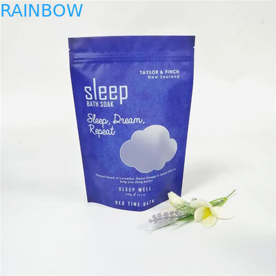 บอดี้สครับขัดผิวด้วยถุงอลูมิเนียมฟอยล์พร้อมซิปสำหรับใส่เกลือ