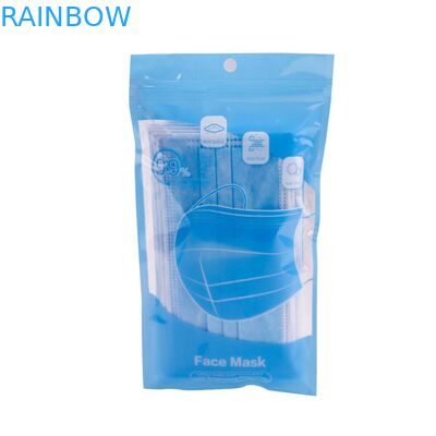 ผู้จัดจำหน่ายในประเทศจีนการออกแบบการพิมพ์ที่กำหนดเองการพิมพ์ ziplock พลาสติกที่ปิดผนึกได้ N95 / KF94 ถุงบรรจุภัณฑ์สำหรับหน้ากาก