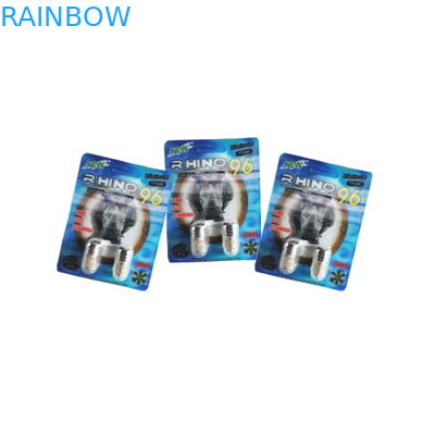 กล่องบรรจุภัณฑ์สำหรับยาเม็ดธรรมชาติขนาดใหญ่แคปซูลสมุนไพรขยายขนาดชาย RHINO 7