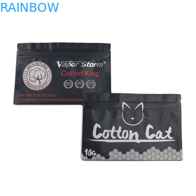 CBD Cat Food ถุงบรรจุภัณฑ์อาหารสุนัขถุงอลูมิเนียมฟอยล์สีเงินพร้อมซิปกันเด็ก