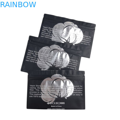 CBD Cat Food ถุงบรรจุภัณฑ์อาหารสุนัขถุงอลูมิเนียมฟอยล์สีเงินพร้อมซิปกันเด็ก