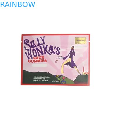 ตัวอย่างซองมินิฟรีสำหรับบุหรี่พรีโรลสีเมทัลลิคซองซีล 3 ด้านถุงอลูมิเนียมฟอยล์