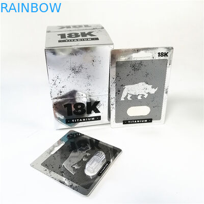 แสดงการ์ดกระดาษพิมพ์แบบกำหนดเองเพิ่มสมรรถภาพทางเพศกล่องการ์ดโพไซดอน