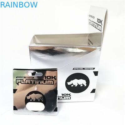 แสดงการ์ดกระดาษพิมพ์แบบกำหนดเองเพิ่มสมรรถภาพทางเพศกล่องการ์ดโพไซดอน