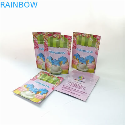 อลูมิเนียมฟอยล์ดอกไม้ 3.5 ออนซ์ยืนขึ้นถุงซิปพิมพ์ดิจิตอล mylar ขนมถุงบรรจุภัณฑ์ผงมัทฉะ