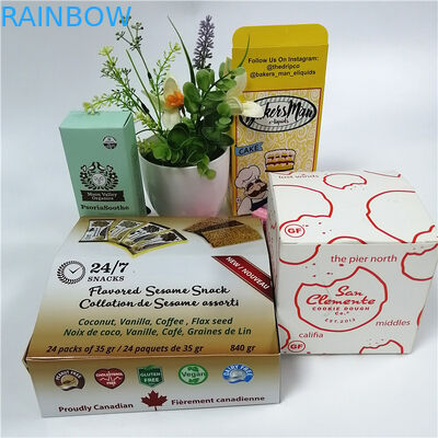OEM เค้กกล่องกระดาษบรรจุภัณฑ์กระดาษ 350g บรรจุภัณฑ์อาหารคุณภาพสูง