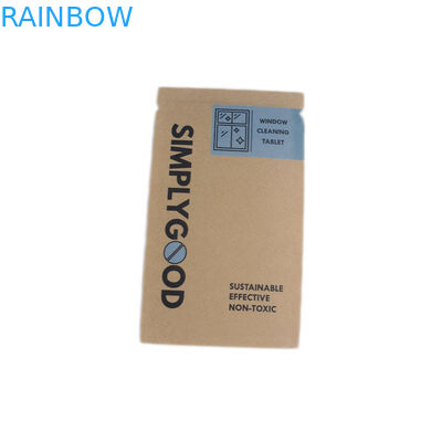 วัสดุรีไซเคิลถุงกระดาษคราฟท์สีน้ำตาลที่กำหนดเองสำหรับบรรจุภัณฑ์เครื่องสำอาง
