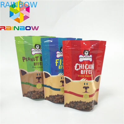ถุงพลาสติกพิมพ์ดิจิตอล Stand Up Dog Treats Package Pouch ถุงบรรจุอาหารสัตว์เลี้ยง Doypack Pouch