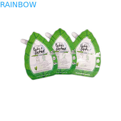 ออกแบบพิมพ์แบบกำหนดเองบรรจุภัณฑ์พวยกาสีเขียวผิดปกติพร้อมฟอยล์