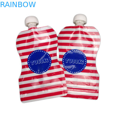 Ny Material Spout Pouch บรรจุภัณฑ์สำหรับของเหลวที่มีฝาปิด / หัวฉีดขนาดเล็ก