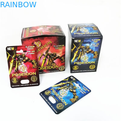 สั่งทำบรรจุภัณฑ์พุพองเพิ่มประสิทธิภาพชายกล่องใส่การ์ดแมวเหมียวสีชมพู