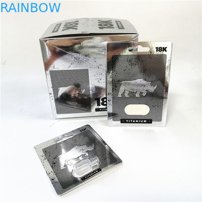 โปรโมชั่นขายร้อนยาแคปซูลชายบรรจุภัณฑ์กล่องพิมพ์การ์ดกระดาษแมวเหมียวสีชมพู