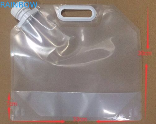 ที่กำหนดเองขายร้อน 50ml / 250ml ของเหลวพลังงานโปร่งใสยืนขึ้นกระเป๋าพร้อมกระเป๋าเครื่องดื่มพวยกาพร้อมบรรจุภัณฑ์พวยกา