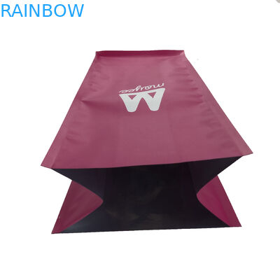 ที่กำหนดเองคุณภาพสูงสีชมพูกันน้ำพิมพ์ดิจิตอลถุงซิปล็อคพลาสติกยืนขึ้นด้านล่างแบนสำหรับกาแฟถั่ว