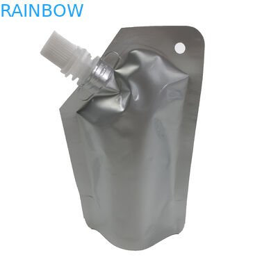 กระเป๋าพิมพ์คุณภาพสูงที่กำหนดเองยืนขึ้นกระเป๋าพวยพร้อมถุงบรรจุอลูมิเนียมฟอยล์พร้อมซิปสำหรับอาหารเด็ก