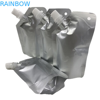 กระเป๋าพิมพ์คุณภาพสูงที่กำหนดเองยืนขึ้นกระเป๋าพวยพร้อมถุงบรรจุอลูมิเนียมฟอยล์พร้อมซิปสำหรับอาหารเด็ก