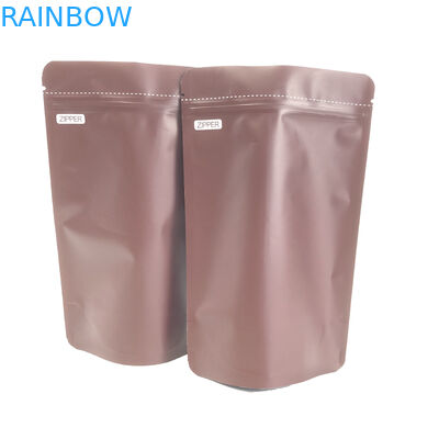 28g VMPET Ziplock Mylar ถุงอลูมิเนียมฟอยล์พร้อมวาล์ว Degassing