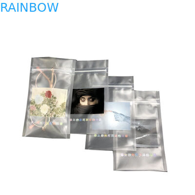 ปิดผนึกสองด้านพับด้านล่างกระเป๋าขายส่งถุงบรรจุภัณฑ์ตกแต่งที่กำหนดเองรีไซเคิลถุงพลาสติกใส