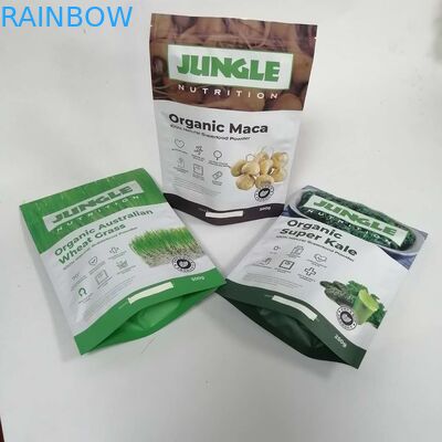 เครื่องซีลพลาสติกแบบกำหนดเองเกรดอาหารยืนขึ้นบรรจุภัณฑ์เครื่องเทศแบบกำหนดเองสำหรับอาหารแห้ง